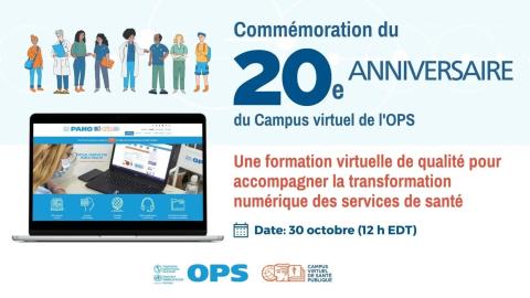 Commémoration du 20e anniversaire du Campus virtuel de l'OPS