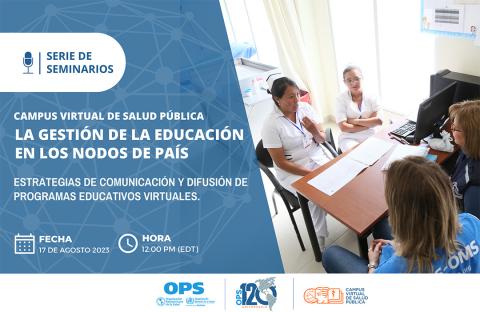El Campus Virtual realiza seminario virtual con el tema “Estrategias de comunicación y difusión de programas educativos virtuales"